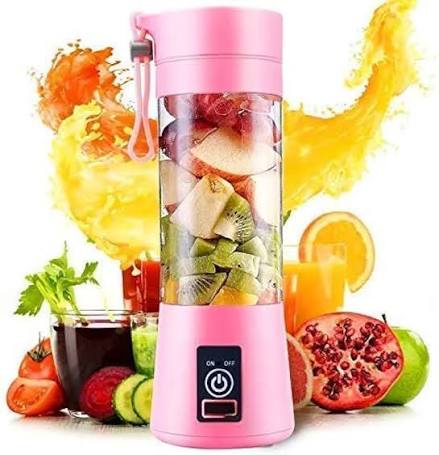 USB Chargeable Juicer Blender 6 Blades 380ml - Portable Juicer Cup & Smoothie Maker